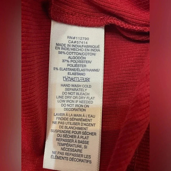 TRUE RELIGION Red‎ Dahlia Crystal Script V Notch Dress Small New with Tags - Picture 10 of 10